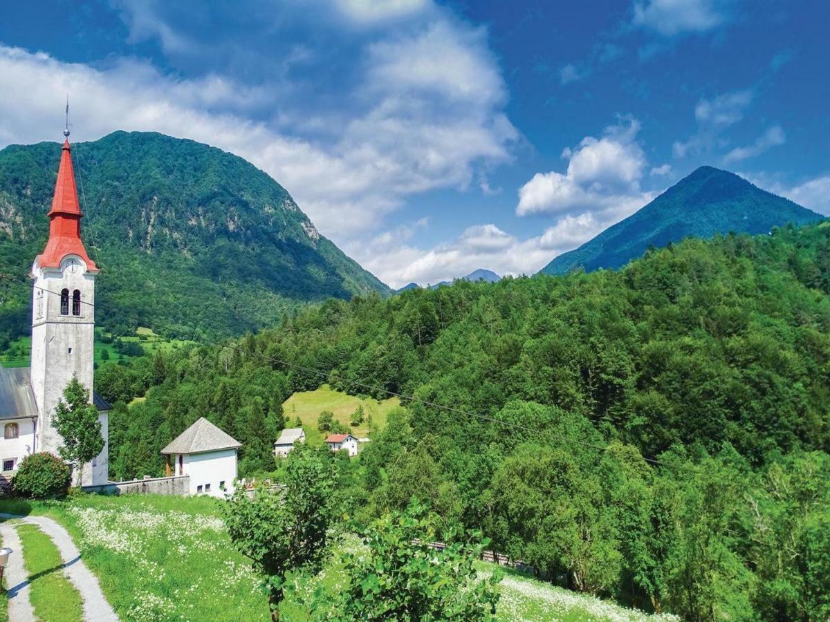 Pocitniska Hisa Pri Kustrcu Grahovo ob Baci Exterior foto