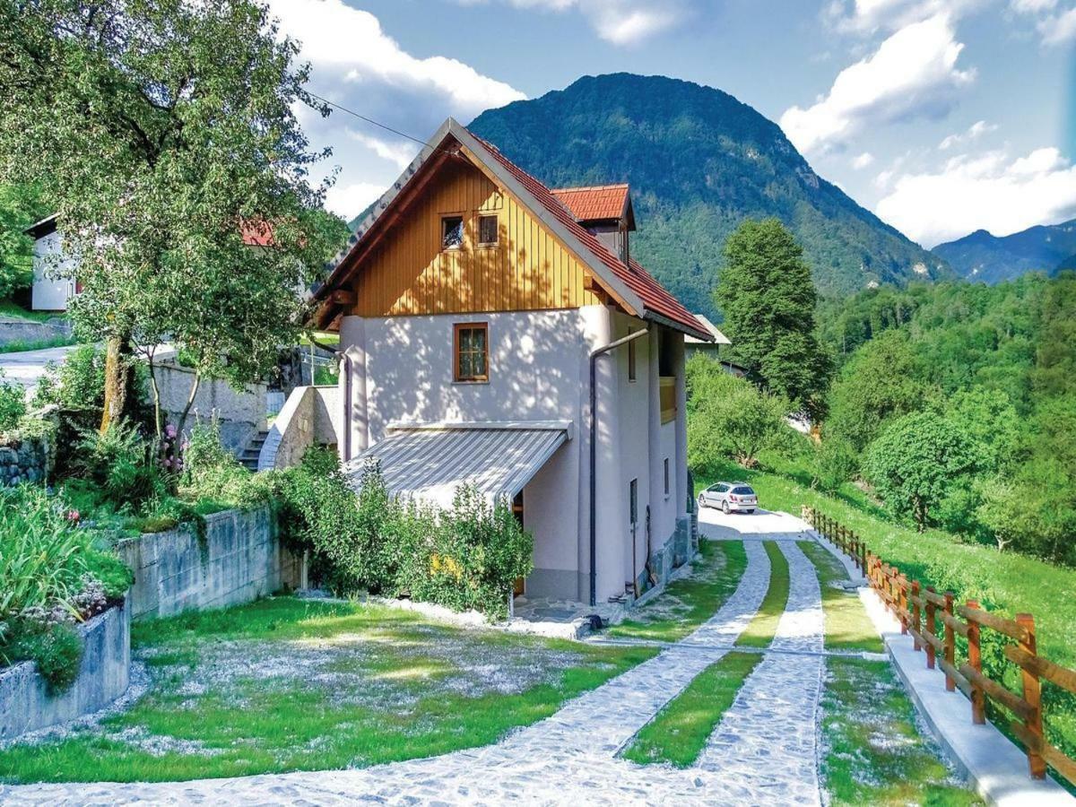 Pocitniska Hisa Pri Kustrcu Grahovo ob Baci Exterior foto